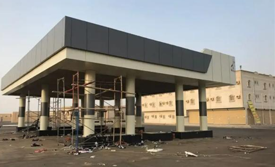 واجهة كلادينج للمحطة